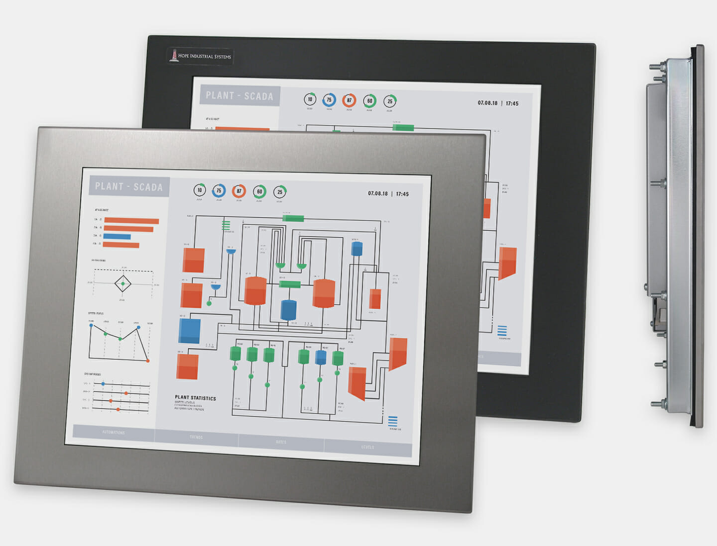 touch screen monitors used in a manufacturing line manufacturer